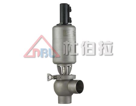 衛生級氣動角型切斷閥